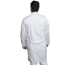Carica l&#39;immagine nel visualizzatore di Gallery, Camice da lavoro,laboratorio, bianco uomo ,cotone pesante ML cod: 7999
