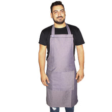 Carica l&#39;immagine nel visualizzatore di Gallery, Grembiule jeans bicolore UNISEX
