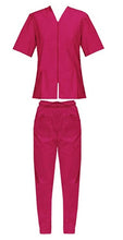 Carica l&#39;immagine nel visualizzatore di Gallery, Divisa da lavoro,completa,da donna con zip &quot;Fuchsia&quot; cod: 1507
