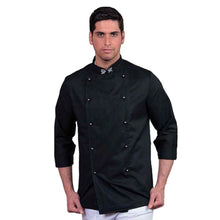 Carica l'immagine nel visualizzatore di Gallery, Giacca chef "cutlery" NERO cod:0377
