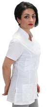 Carica l&#39;immagine nel visualizzatore di Gallery, Casacca da lavoro,camice slim bianco &quot;mod londinese&quot; COD: 7050
