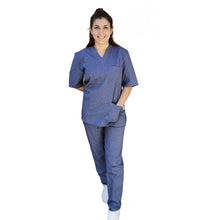 Carica l&#39;immagine nel visualizzatore di Gallery, Divisa da lavoro,unisex,in jeans cod: 8330
