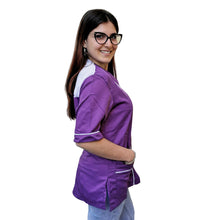 Carica l'immagine nel visualizzatore di Gallery, Casacca,camice da lavoro con zip S.A.S cod: 040321
