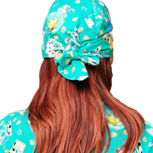 Carica l'immagine nel visualizzatore di Gallery, Bandana fumetto colorata "verde" Cod: 3766

