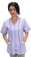 Carica l&#39;immagine nel visualizzatore di Gallery, Camici da lavoro donna,casacche con zip cod: 1405
