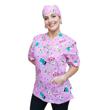 Carica l&#39;immagine nel visualizzatore di Gallery, casacca da lavoro, fumetto+bandana &quot;ROSA&quot; cod: 999
