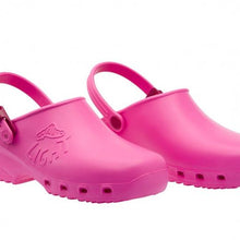 Carica l'immagine nel visualizzatore di Gallery, Zoccoli da lavoro sanitari ,cinturino regolabile "rosa" cod: 8249
