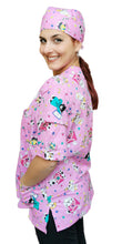 Carica l&#39;immagine nel visualizzatore di Gallery, casacca da lavoro, fumetto+bandana &quot;ROSA&quot; cod: 999
