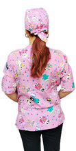 Carica l&#39;immagine nel visualizzatore di Gallery, casacca da lavoro, fumetto+bandana &quot;ROSA&quot; cod: 999
