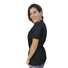 Carica l&#39;immagine nel visualizzatore di Gallery, camice da lavoro,casacca modello beauty, nero Cod: 290724
