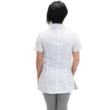 Carica l&#39;immagine nel visualizzatore di Gallery, Casacca da lavoro,camice slim bianco &quot;mod londinese&quot; COD: 7050
