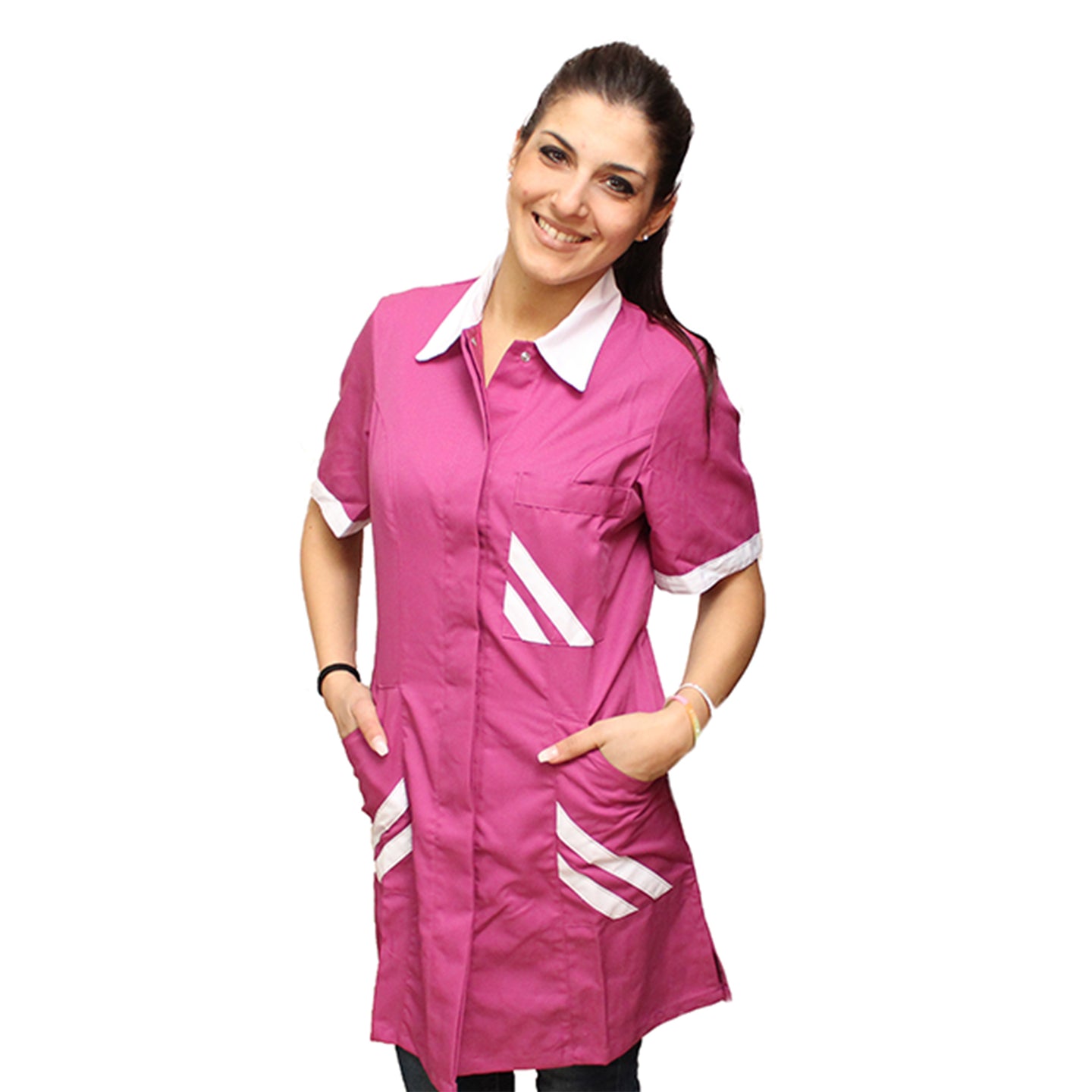 Camice da lavoro donna,casacca slim, 